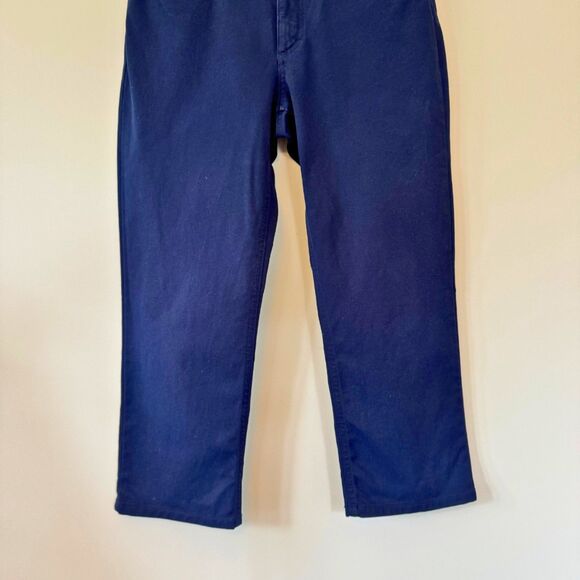 Escada 'Marie' Navy Blue Capri Pants Size 6 - Picture 3 of 8